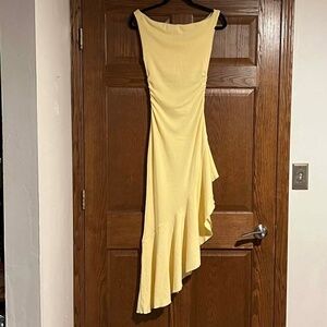 White Fox Everybody Loves It Maxi Dress Lemon